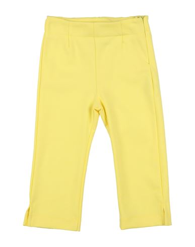 Shop Fracomina Mini Toddler Girl Leggings Yellow Size 7 Cotton, Polyester, Elastane
