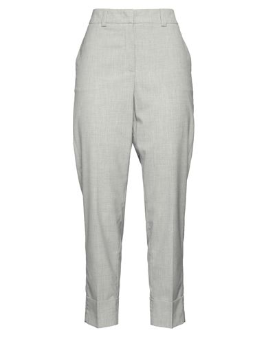Peserico Woman Pants Light Grey Size 6 Polyester, Viscose, Elastane