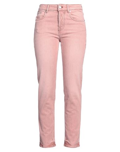 Trussardi Woman Jeans Pastel Pink Size 30 Cotton, Elastane