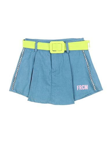 Shop Fracomina Mini Toddler Girl Denim Skirt Blue Size 4 Cotton, Polyester