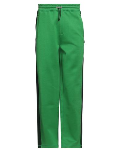Ami Alexandre Mattiussi Man Pants Green Size L Cotton, Polyamide
