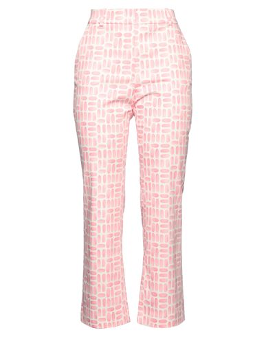Peserico Easy Woman Pants Pink Size 6 Cotton, Elastane