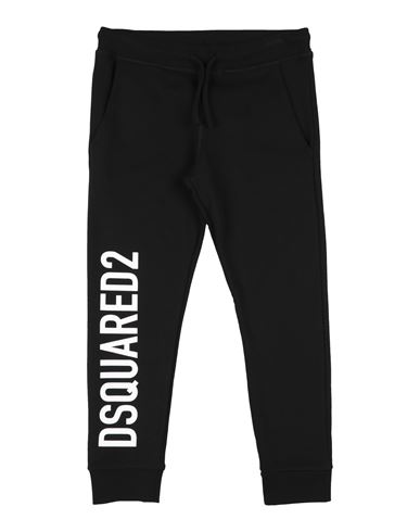 Dsquared2 Babies'  Toddler Boy Pants Black Size 6 Cotton, Elastane