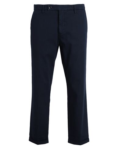 Harmont & Blaine Man Pants Navy Blue Size 38 Cotton, Elastane