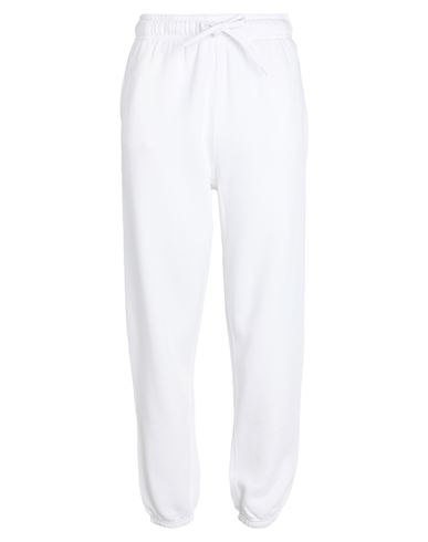 Shop Polo Ralph Lauren Woman Pants White Size L Cotton, Polyester