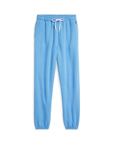 Polo Ralph Lauren Woman Pants Light Blue Size L Cotton, Polyester