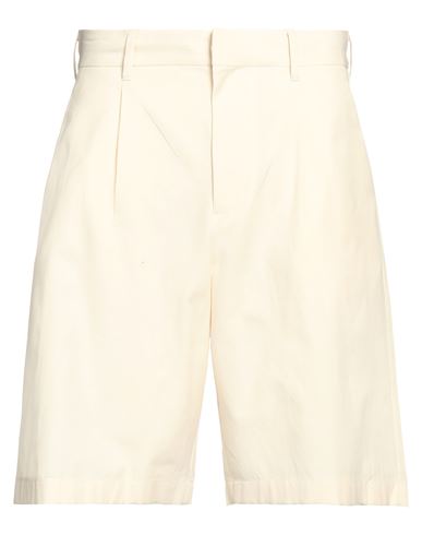 Prada Man Shorts & Bermuda Shorts Cream Size 36 Cotton In White