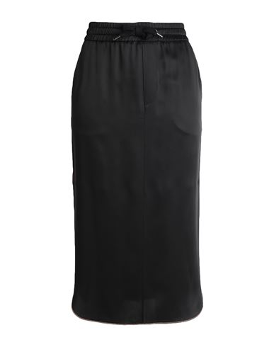 Shop Brunello Cucinelli Woman Midi Skirt Black Size M Acetate, Viscose