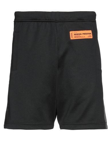 Heron Preston Woman Shorts & Bermuda Shorts Black Size Xl Polyester, Cotton, Polyamide