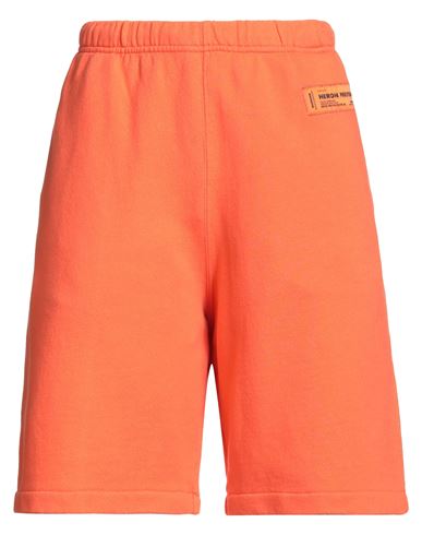 Heron Preston Woman Shorts & Bermuda Shorts Orange Size M Cotton, Polyester In Orange