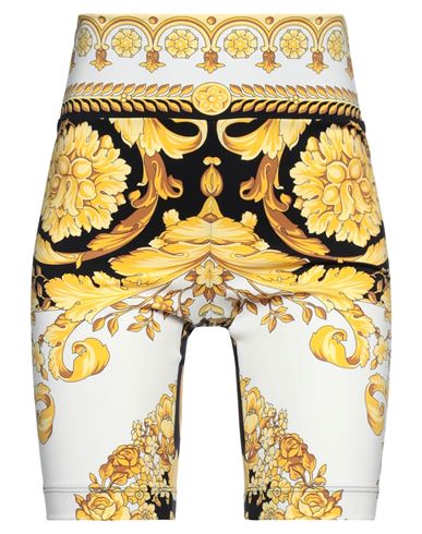 Versace Woman Shorts & Bermuda Shorts White Size Xs Polyamide, Elastane