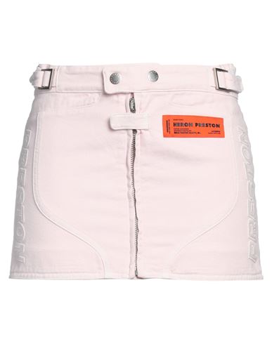 Heron Preston Woman Midi Skirt Pink Size S Cotton