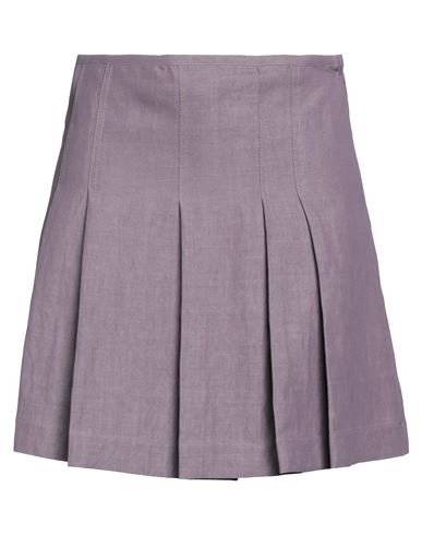 Shop Brunello Cucinelli Woman Mini Skirt Mauve Size 6 Viscose, Polyamide In Purple