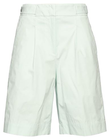 Peserico Woman Shorts & Bermuda Shorts Light Green Size 6 Cotton, Elastane