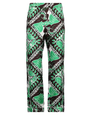 Valentino Garavani Man Pants Dark Brown Size 32 Silk