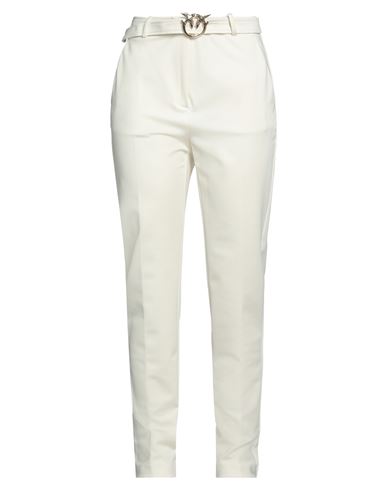 Pinko Woman Pants Ivory Size 8 Viscose, Polyamide, Elastane In White