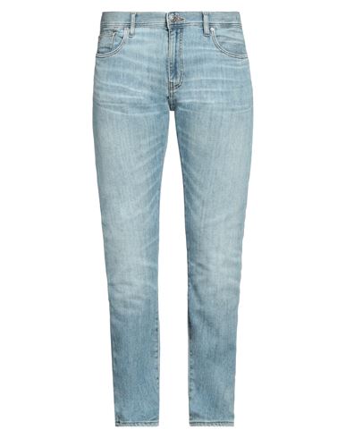 Armani Exchange Man Jeans Blue Size 31 Cotton, Elastomultiester, Linen