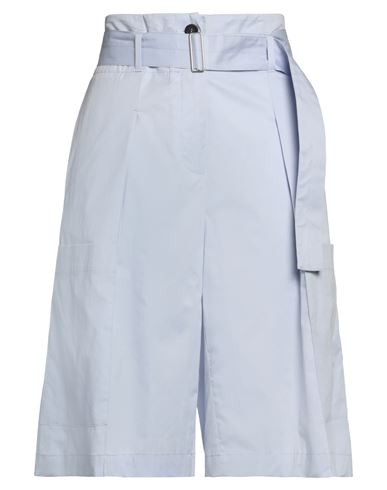 Peserico Woman Shorts & Bermuda Shorts Sky Blue Size 6 Cotton, Elastane