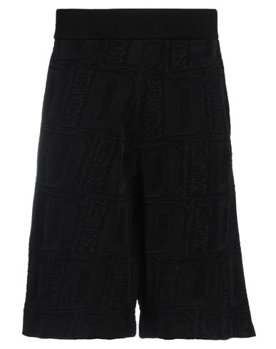Dsquared2 Man Shorts & Bermuda Shorts Black Size L Wool, Polyester