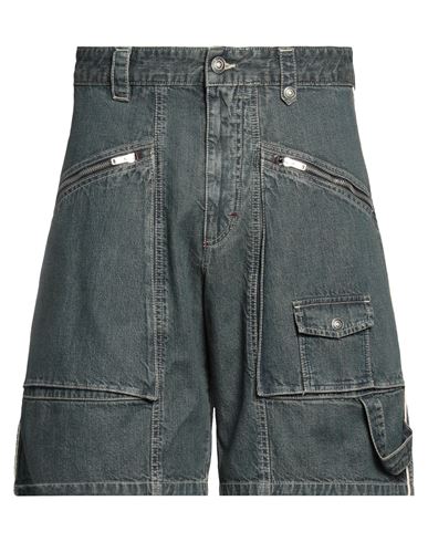 Isabel Marant Man Denim Shorts Blue Size 40 Cotton, Hemp
