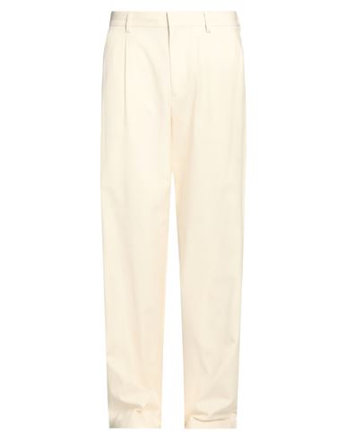 Prada Man Pants Ivory Size 34 Cotton In White