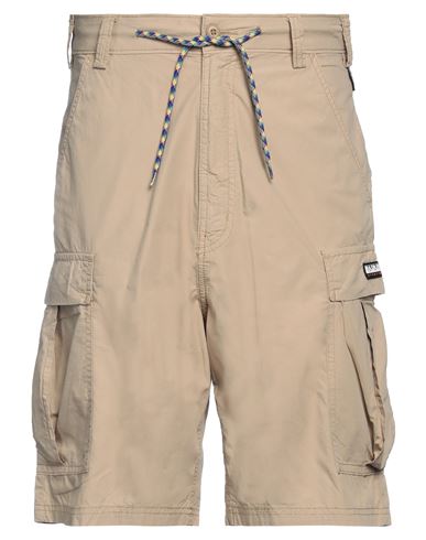 Napapijri Man Shorts & Bermuda Shorts Beige Size 29 Cotton