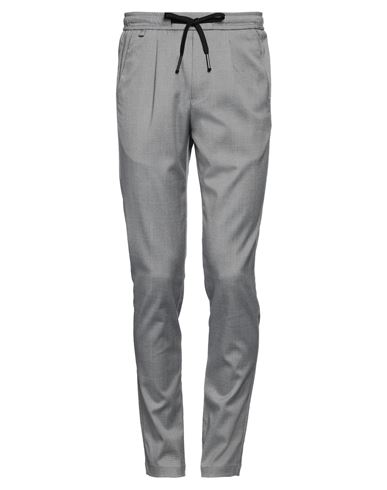 Shop Replay Man Pants Grey Size 34w-32l Polyester, Viscose, Elastane