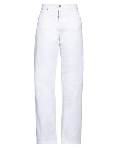 Dsquared2 Woman Jeans White Size 00 Cotton, Elastane In White
