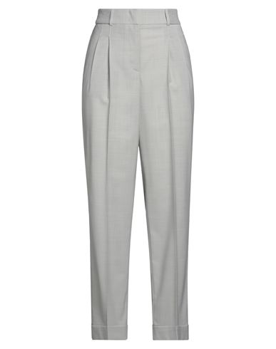 Peserico Easy Woman Pants Light Grey Size 8 Polyester, Wool, Elastane