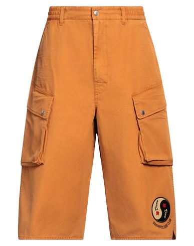 Dsquared2 Man Cropped Pants Brown Size 32 Cotton