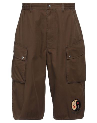 Dsquared2 Man Shorts & Bermuda Shorts Dark Green Size 38 Cotton In Green