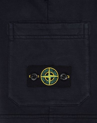 Stone island fleece hot sale badge shorts