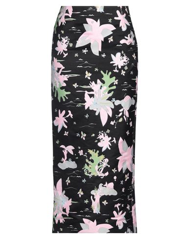 Thom Browne Woman Maxi Skirt Black Size 6 Polyester, Cotton