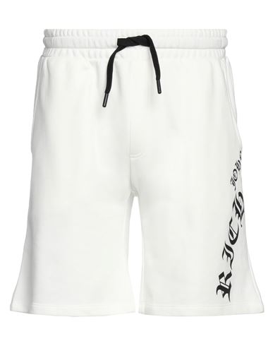 John Richmond Man Shorts & Bermuda Shorts White Size S Cotton