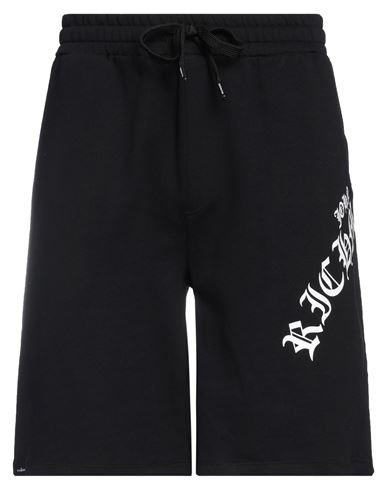 John Richmond Man Shorts & Bermuda Shorts Black Size Xl Cotton