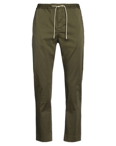 Pt Torino Man Pants Military Green Size 42 Cotton, Polyamide, Polyester, Elastane