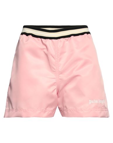 Palm Angels Woman Shorts & Bermuda Shorts Pink Size M Polyamide, Elastane