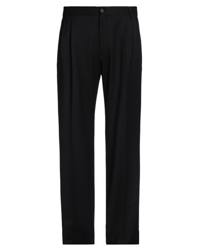 Dolce & Gabbana Man Pants Black Size 30 Wool, Elastane