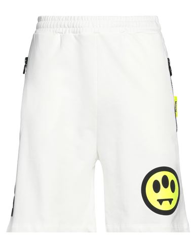 Barrow Mens White Bermuda Shorts In White