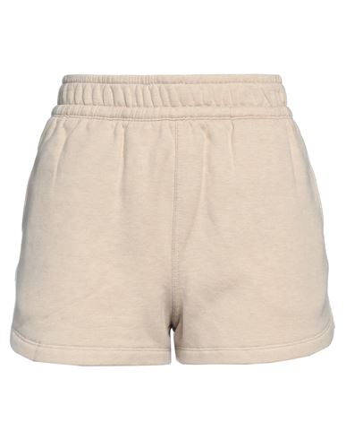 Burberry Woman Shorts & Bermuda Shorts Beige Size L Cotton, Cashmere