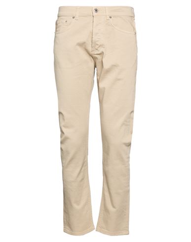 Grifoni Man Pants Sand Size 30 Cotton, Elastane