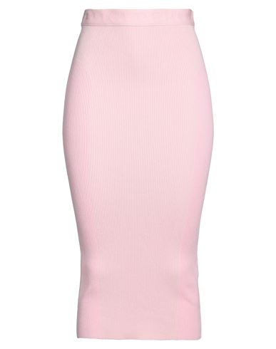 Iceberg Woman Midi Skirt Pink Size M Cotton, Polyamide, Elastane, Viscose