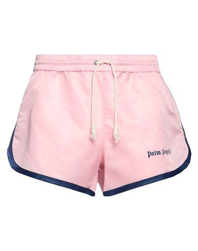Palm Angels Man Shorts & Bermuda Shorts Pink Size Xl Polyamide