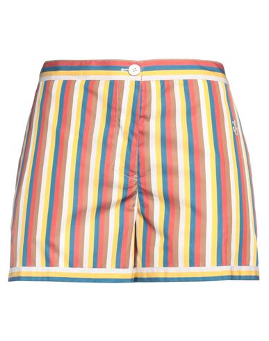 Jil Sander Woman Shorts & Bermuda Shorts Yellow Size 0 Cotton