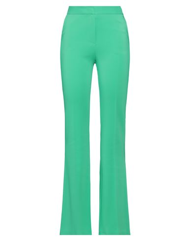 Shop Simona Corsellini Woman Pants Green Size 8 Viscose, Elastane
