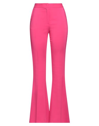 Shop Simona Corsellini Woman Pants Fuchsia Size 8 Viscose, Elastane In Pink