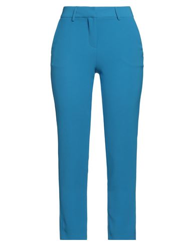 Simona Corsellini Woman Pants Azure Size 4 Polyester, Elastane In Blue