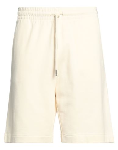 Dries Van Noten Man Shorts & Bermuda Shorts Ivory Size Xl Cotton In White