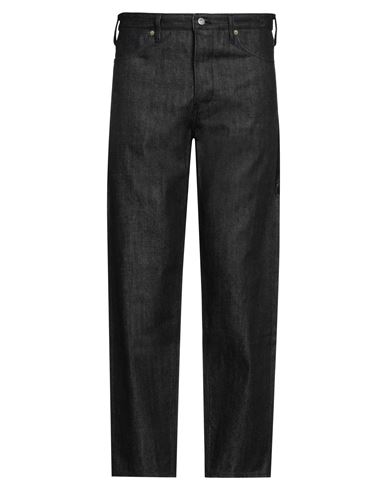 Jil Sander Man Jeans Black Size 32 Cotton, Lambskin