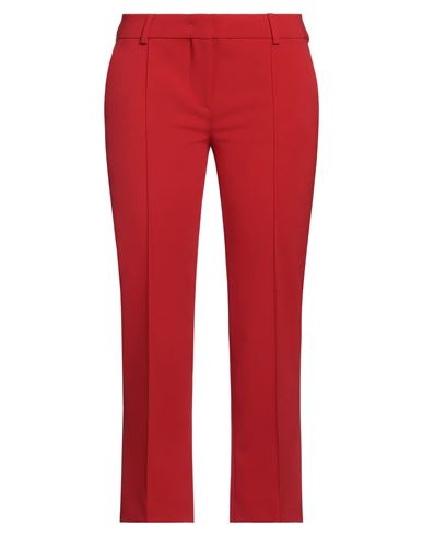 Sportmax Woman Pants Tomato Red Size 4 Polyester, Elastane